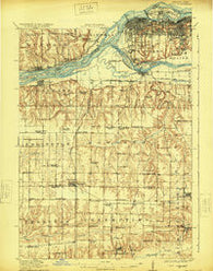 Milan Illinois Historical topographic map, 1:62500 scale, 15 X 15 Minute, Year 1912