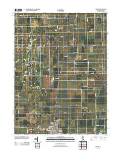 Milford Illinois Historical topographic map, 1:24000 scale, 7.5 X 7.5 Minute, Year 2012