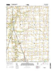 Milford Illinois Current topographic map, 1:24000 scale, 7.5 X 7.5 Minute, Year 2015