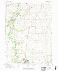 Milford Illinois Historical topographic map, 1:24000 scale, 7.5 X 7.5 Minute, Year 1964