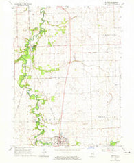 Milford Illinois Historical topographic map, 1:24000 scale, 7.5 X 7.5 Minute, Year 1964