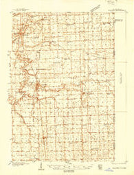 Milford Illinois Historical topographic map, 1:48000 scale, 15 X 15 Minute, Year 1938