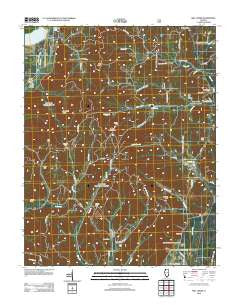 Mill Creek Illinois Historical topographic map, 1:24000 scale, 7.5 X 7.5 Minute, Year 2012