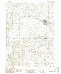 Milledgeville Illinois Historical topographic map, 1:24000 scale, 7.5 X 7.5 Minute, Year 1985