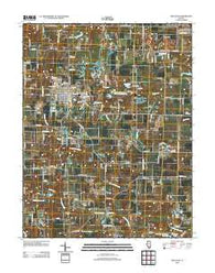 Millstadt Illinois Historical topographic map, 1:24000 scale, 7.5 X 7.5 Minute, Year 2012