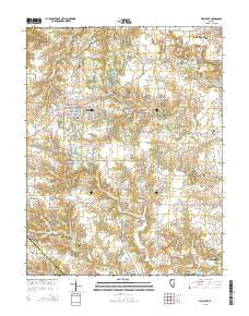Millstadt Illinois Current topographic map, 1:24000 scale, 7.5 X 7.5 Minute, Year 2015