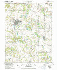 Millstadt Illinois Historical topographic map, 1:24000 scale, 7.5 X 7.5 Minute, Year 1990