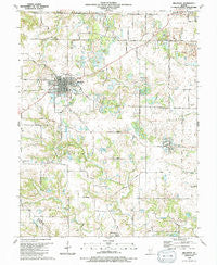 Millstadt Illinois Historical topographic map, 1:24000 scale, 7.5 X 7.5 Minute, Year 1990