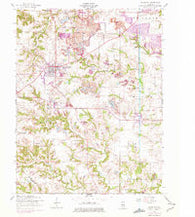 Millstadt Illinois Historical topographic map, 1:24000 scale, 7.5 X 7.5 Minute, Year 1954