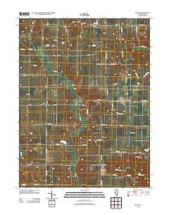 Milton Illinois Historical topographic map, 1:24000 scale, 7.5 X 7.5 Minute, Year 2012