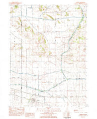 Mineral Illinois Historical topographic map, 1:24000 scale, 7.5 X 7.5 Minute, Year 1983