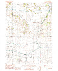 Mineral Illinois Historical topographic map, 1:24000 scale, 7.5 X 7.5 Minute, Year 1983