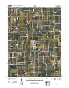 Minier Illinois Historical topographic map, 1:24000 scale, 7.5 X 7.5 Minute, Year 2012