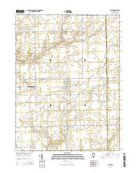 Minier Illinois Current topographic map, 1:24000 scale, 7.5 X 7.5 Minute, Year 2015