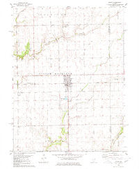 Minier Illinois Historical topographic map, 1:24000 scale, 7.5 X 7.5 Minute, Year 1980