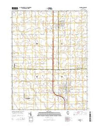 Minonk Illinois Current topographic map, 1:24000 scale, 7.5 X 7.5 Minute, Year 2015