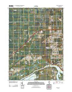 Minooka Illinois Historical topographic map, 1:24000 scale, 7.5 X 7.5 Minute, Year 2012