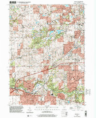 Mokena Illinois Historical topographic map, 1:24000 scale, 7.5 X 7.5 Minute, Year 1998