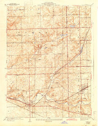 Mokena Illinois Historical topographic map, 1:24000 scale, 7.5 X 7.5 Minute, Year 1929