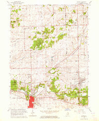 Mokena Illinois Historical topographic map, 1:24000 scale, 7.5 X 7.5 Minute, Year 1963
