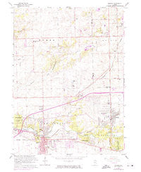 Mokena Illinois Historical topographic map, 1:24000 scale, 7.5 X 7.5 Minute, Year 1963