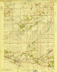 Mokena Illinois Historical topographic map, 1:24000 scale, 7.5 X 7.5 Minute, Year 1929