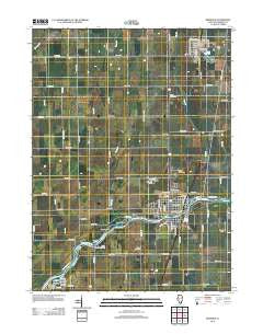 Momence Illinois Historical topographic map, 1:24000 scale, 7.5 X 7.5 Minute, Year 2012