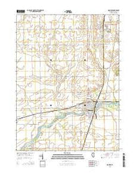 Momence Illinois Current topographic map, 1:24000 scale, 7.5 X 7.5 Minute, Year 2015