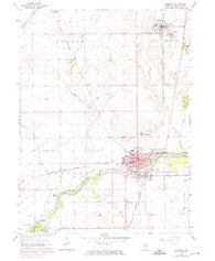 Momence Illinois Historical topographic map, 1:24000 scale, 7.5 X 7.5 Minute, Year 1964