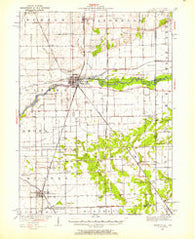 Momence Illinois Historical topographic map, 1:62500 scale, 15 X 15 Minute, Year 1922