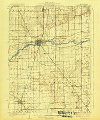 Momence Illinois Historical topographic map, 1:62500 scale, 15 X 15 Minute, Year 1924
