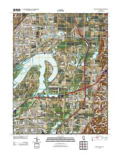 Monks Mound Illinois Historical topographic map, 1:24000 scale, 7.5 X 7.5 Minute, Year 2012