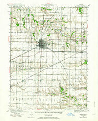 Monmouth Illinois Historical topographic map, 1:62500 scale, 15 X 15 Minute, Year 1921