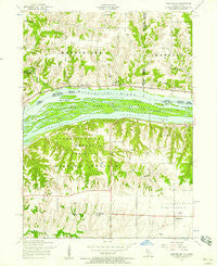 Montpelier Iowa Historical topographic map, 1:24000 scale, 7.5 X 7.5 Minute, Year 1953