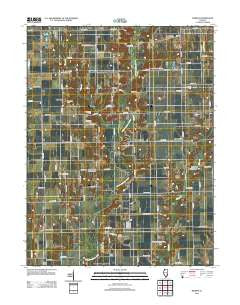 Moriah Illinois Historical topographic map, 1:24000 scale, 7.5 X 7.5 Minute, Year 2012