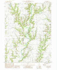Moriah Illinois Historical topographic map, 1:24000 scale, 7.5 X 7.5 Minute, Year 1985
