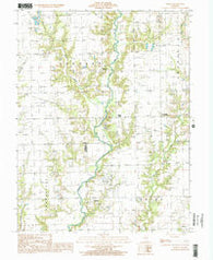 Moriah Illinois Historical topographic map, 1:24000 scale, 7.5 X 7.5 Minute, Year 1998