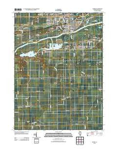 Morris Illinois Historical topographic map, 1:24000 scale, 7.5 X 7.5 Minute, Year 2012