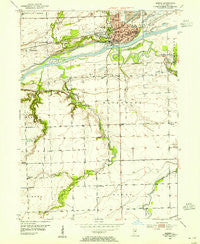 Morris Illinois Historical topographic map, 1:24000 scale, 7.5 X 7.5 Minute, Year 1953