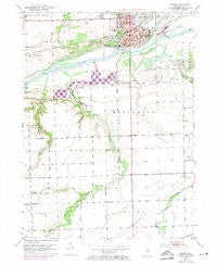 Morris Illinois Historical topographic map, 1:24000 scale, 7.5 X 7.5 Minute, Year 1953