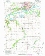 Morris Illinois Historical topographic map, 1:24000 scale, 7.5 X 7.5 Minute, Year 1953