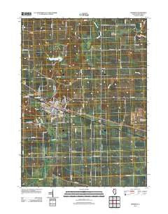 Morrison Illinois Historical topographic map, 1:24000 scale, 7.5 X 7.5 Minute, Year 2012