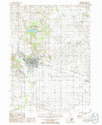 Morrison Illinois Historical topographic map, 1:24000 scale, 7.5 X 7.5 Minute, Year 1985
