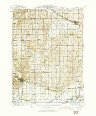 Morrison Illinois Historical topographic map, 1:62500 scale, 15 X 15 Minute, Year 1934