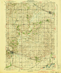 Morrison Illinois Historical topographic map, 1:62500 scale, 15 X 15 Minute, Year 1940