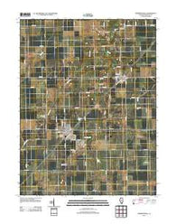 Morrisonville Illinois Historical topographic map, 1:24000 scale, 7.5 X 7.5 Minute, Year 2012