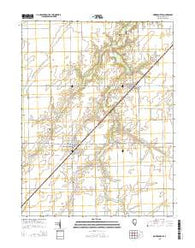 Morrisonville Illinois Current topographic map, 1:24000 scale, 7.5 X 7.5 Minute, Year 2015