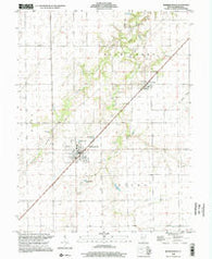 Morrisonville Illinois Historical topographic map, 1:24000 scale, 7.5 X 7.5 Minute, Year 1998