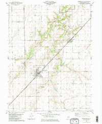 Morrisonville Illinois Historical topographic map, 1:24000 scale, 7.5 X 7.5 Minute, Year 1980