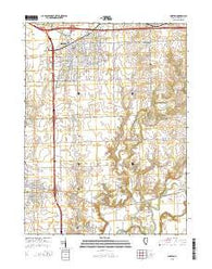Morton Illinois Current topographic map, 1:24000 scale, 7.5 X 7.5 Minute, Year 2015